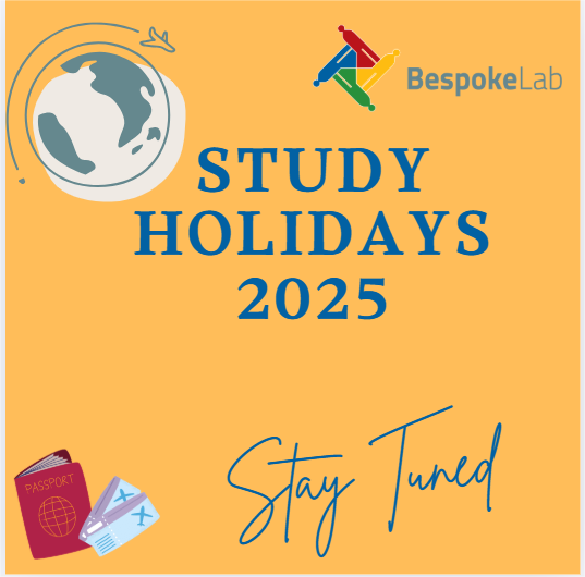 Study Holidays 2025 !!!
